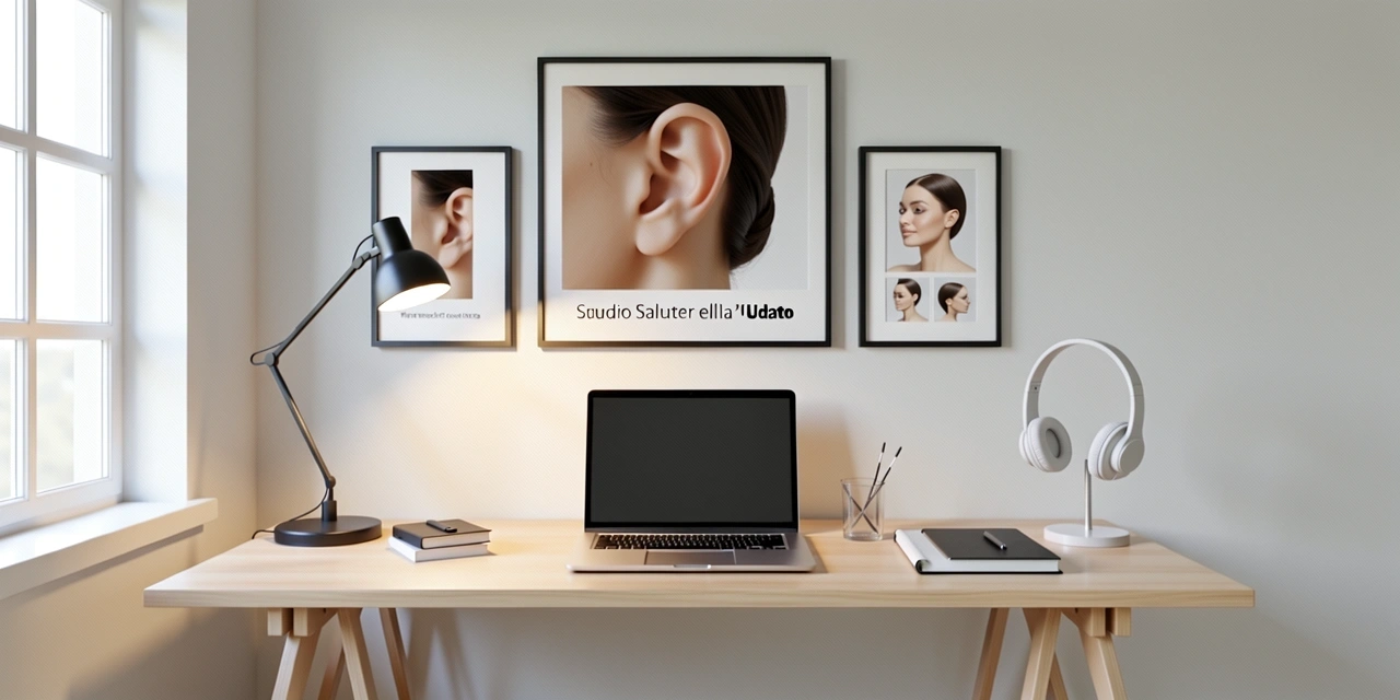 Ambiente di studio per la salute dell'udito